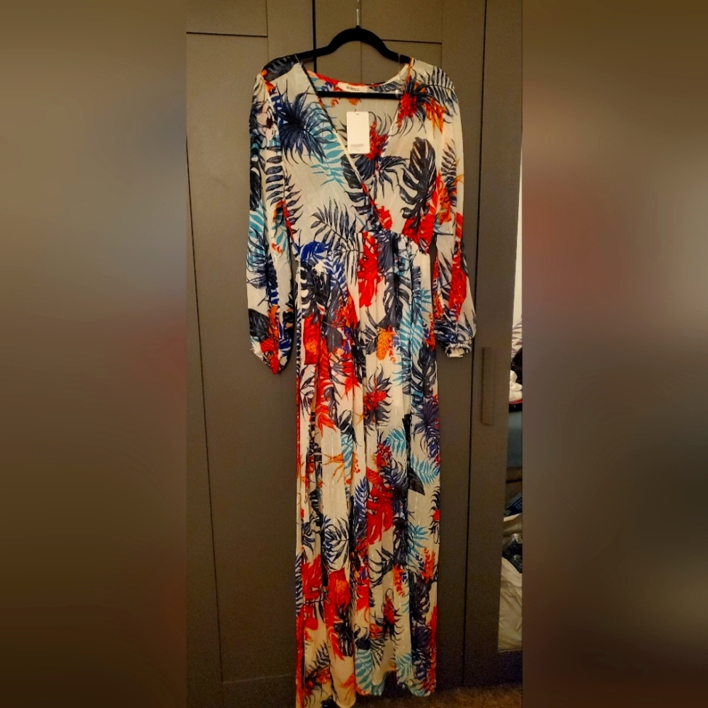 Long sleeve maxi dress